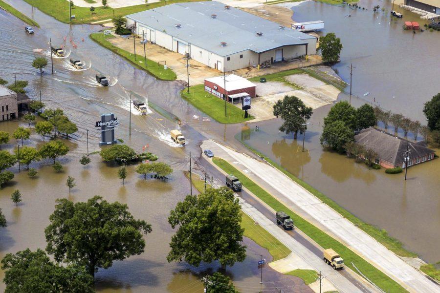 Aid floods into Louisiana