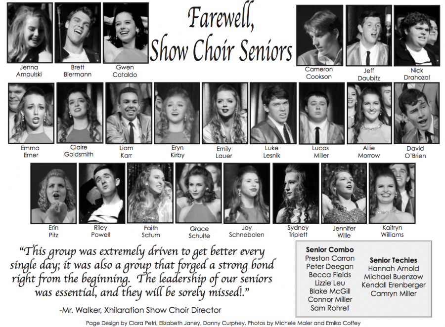 Farewell Show Choir Seniors