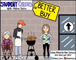 Cartoon Student Circus: Better Buy