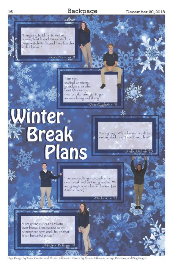 Winter break plans