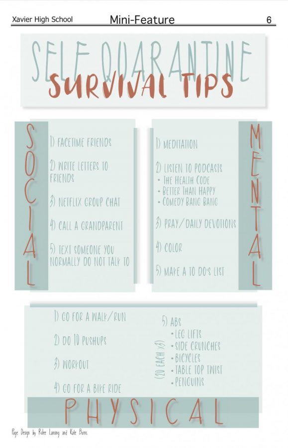 Self quarantine survival tips